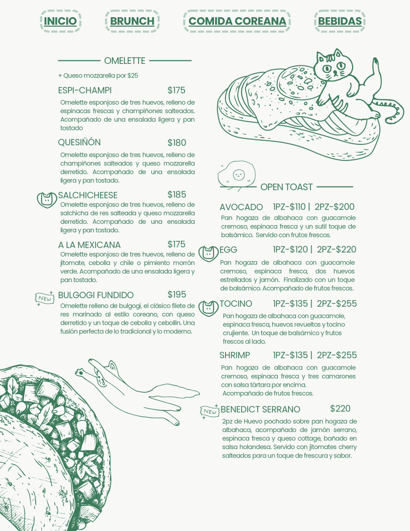Café Acloma Menu - Image 4